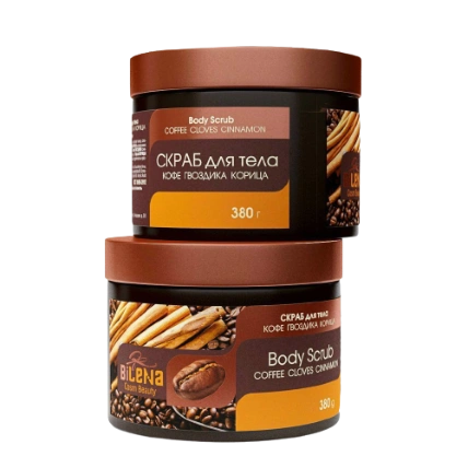 Tẩy tết bào chết quế hồi Body Scrub Coffee Cloves Cinnamon Nga ảnh 1