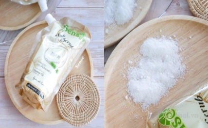 Muối dừa tẩy tế bào chết siêu mịn Coconut oil Body Salt Scrub ảnh 9