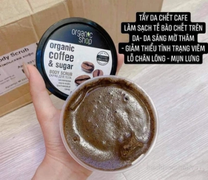 Tẩy tế bào chết cà phê Organic Coffee & Sugar Body Scrub ảnh 5
