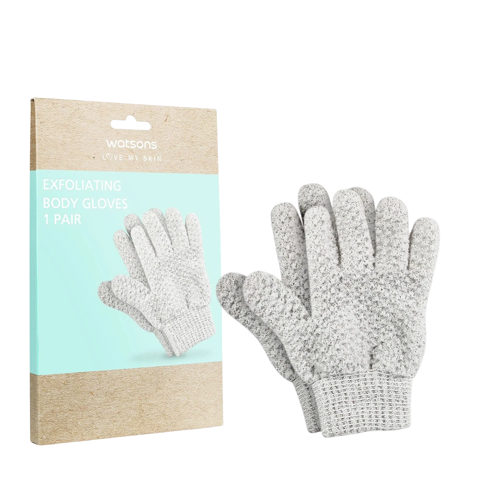 Cặp găng tay tắm tạo bọt và tẩy tế bào chết Exfoliating Body Gloves Watsons