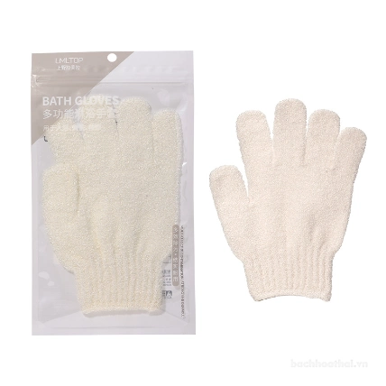 Găng tay tắm tẩy tế bào chết LAMEILA Bath Gloves nội địa Trung ảnh 16