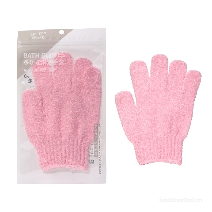 Găng tay tắm tẩy tế bào chết LAMEILA Bath Gloves nội địa Trung ảnh 17