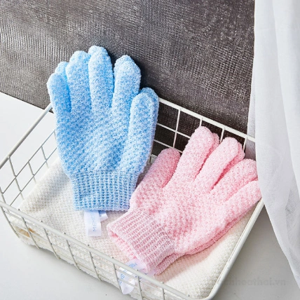 Găng tay tắm tẩy tế bào chết LAMEILA Bath Gloves nội địa Trung  ảnh 6