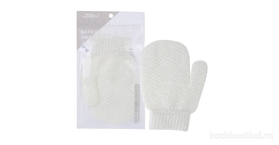 Găng tay tắm tẩy tế bào chết LAMEILA Bath Gloves nội địa Trung