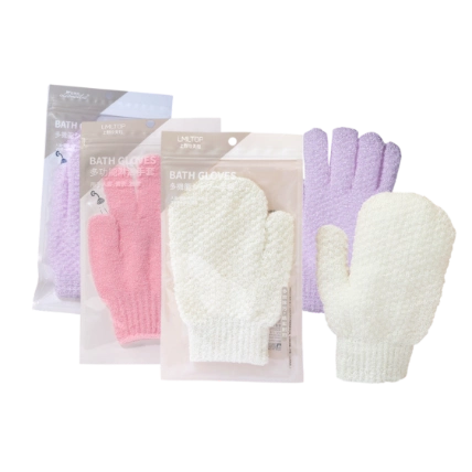 Găng tay tắm tẩy tế bào chết LAMEILA Bath Gloves nội địa Trung ảnh 1