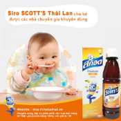 Ảnh sản phẩm Siro SCOTT'S Emuls Vita Thái Lan Giúp Bé Ăn Ngon Và Mau Tăng Cân 2