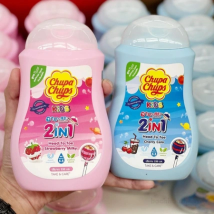 Sữa tắm gội em bé Chupa Chups Kids 2in1 Head To Toe Thái Lan ảnh 7
