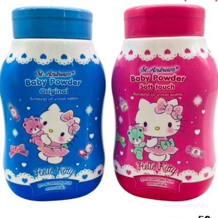 Bột phấn rôm trẻ em St. Andrews Hello Kitty Thái Lan  ảnh 8