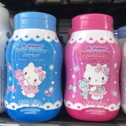 Bột phấn rôm trẻ em St. Andrews Hello Kitty Thái Lan ảnh 9