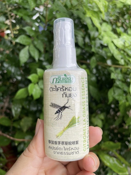 Tinh dầu xả chống muỗi Green Herb Mosquito Repellent 50ml ảnh 5