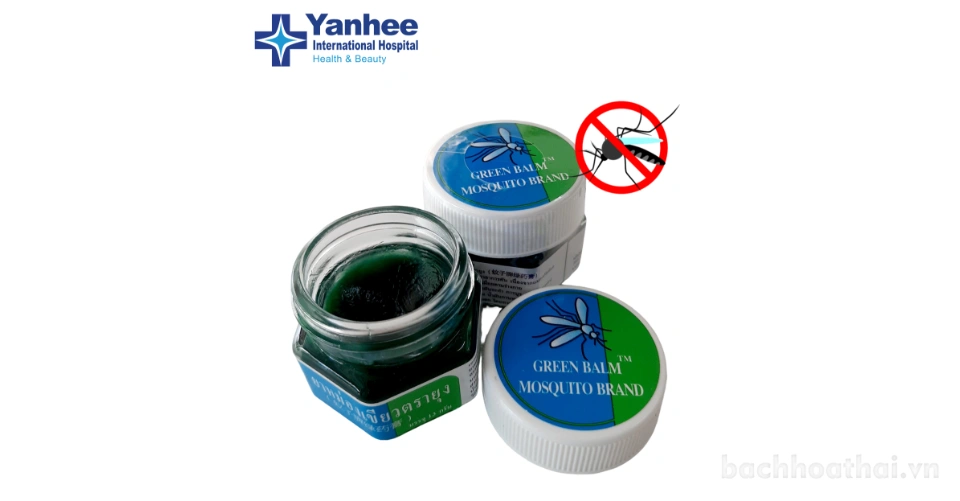 Dầu bôi trị muỗi đốt Yanhee Green Balm Mosquito Brand