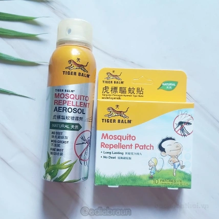 Bình xịt chống muỗi Tiger Balm Mosquito Repellent Aerosol Thái Lan ảnh 8