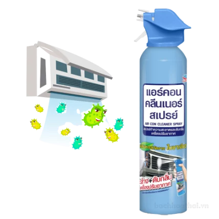 Xịt khử trùng làm sạch máy lạnh Air Con Cleaner Spray ảnh 1