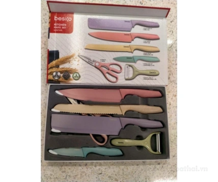 Bộ dao làm bếp đa năng 6 món Besico Kitchen Knife Set Thái Lan ảnh 6