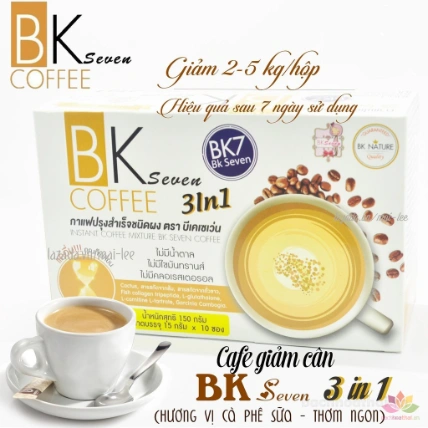 Cà phê, nước uống hòa tan giảm cân BK7 Natural Seven Coffee ảnh 3