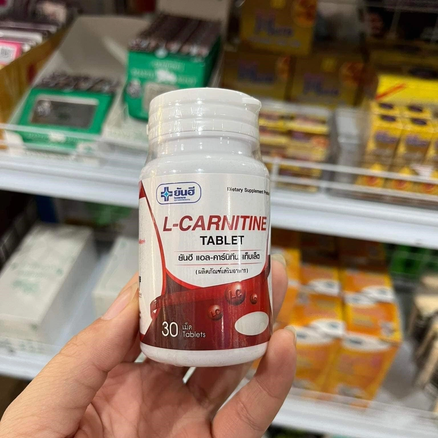 yanhee l carnitine Viên uống giảm cân thảo dược L-Carnitine 500mg Large Breeds
