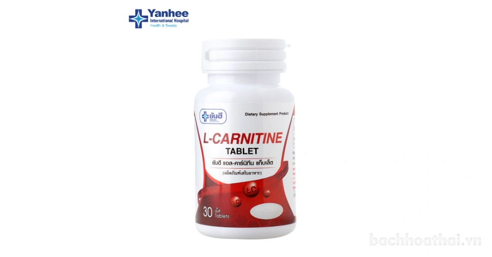 Viên uống giảm cân thảo dược Yanhee L-Carnitine 500mg