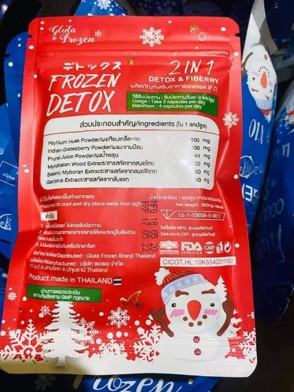 Viên khử mỡ giảm cân Frozen Detox ảnh 11