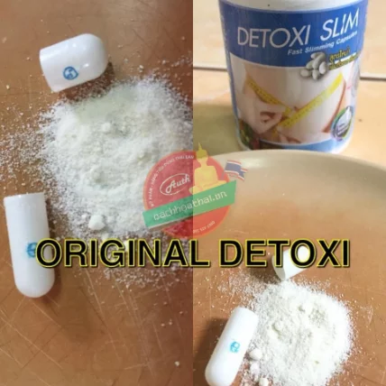 Viên uống giảm béo nhanh Detoxi Slim fast slimming capsules ảnh 7