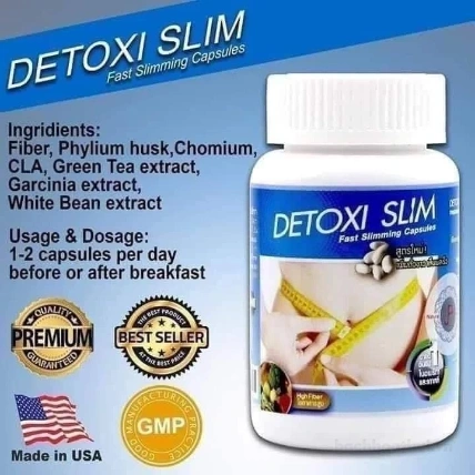 Viên uống giảm béo nhanh Detoxi Slim fast slimming capsules ảnh 2