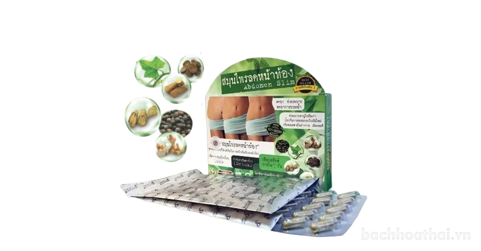 Viên uống giảm cân thảo dược Abdomen Slim Thái Lan