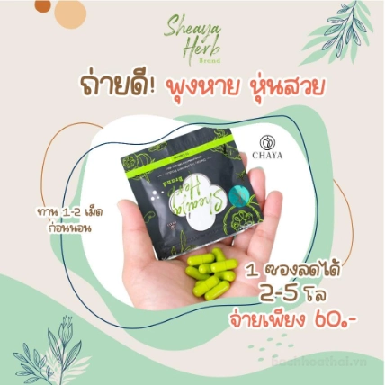 Viên uống giảm mỡ bụng Detox Sheaya Herbs Thái Lan ảnh 8