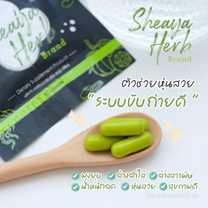 Viên uống giảm mỡ bụng Detox Sheaya Herbs Thái Lan ảnh 7