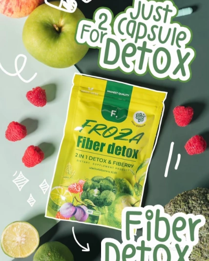 Viên uống bổ xung chất xơ đào thải mỡ Froza Fiber Detox 2 in 1 Detox & Fiberry ảnh 4