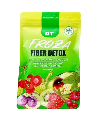 Viên uống bổ xung chất xơ đào thải mỡ Froza Fiber Detox 2 in 1 Detox & Fiberry ảnh 1