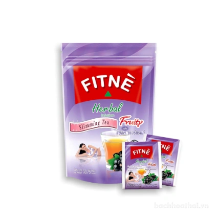 Trà giảm cân túi lọc Green Tea Flavored FITNE Herbal Thái Lan ảnh 17