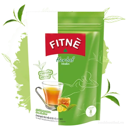 Trà giảm cân túi lọc Green Tea Flavored FITNE Herbal Thái Lan ảnh 19