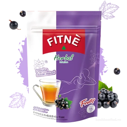 Trà giảm cân túi lọc Green Tea Flavored FITNE Herbal Thái Lan ảnh 20