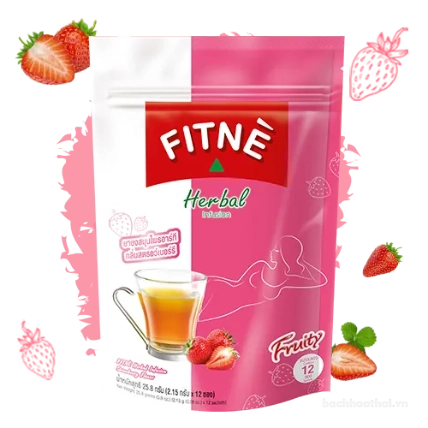 Trà giảm cân túi lọc Green Tea Flavored FITNE Herbal Thái Lan ảnh 22