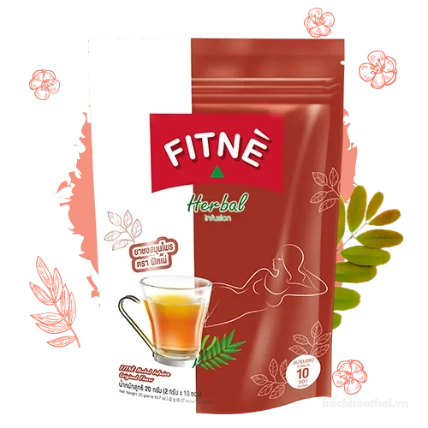 Trà giảm cân túi lọc Green Tea Flavored FITNE Herbal Thái Lan ảnh 23