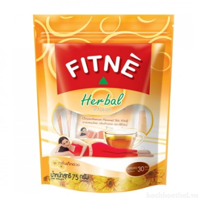 Trà giảm cân túi lọc Green Tea Flavored FITNE Herbal Thái Lan ảnh 7