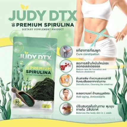 Viên uống giảm cân tảo biển Judy DTX Premium Spirulina Thái Lan ảnh 3