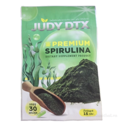 Viên uống giảm cân tảo biển Judy DTX Premium Spirulina Thái Lan ảnh 1