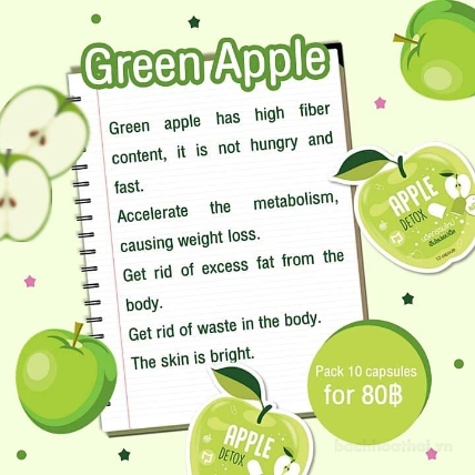 Detox giảm cân chiết xuất giấm táo Apple Herb Detox  ảnh 12