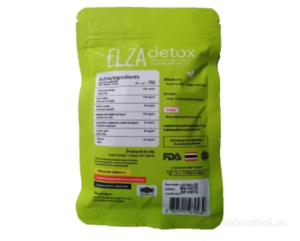 Viên uống Detox rau củ giảm cân khử mỡ ELZA D.T.X ảnh 5