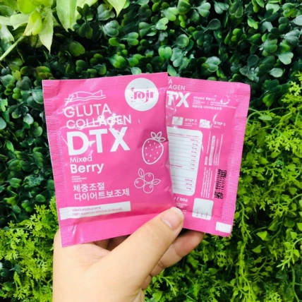 Detox trái cây giữ dáng, đẹp da Joji Gluta Collagen DTX mixed Berry bổ xung Collagen vs Glutathione ảnh 10