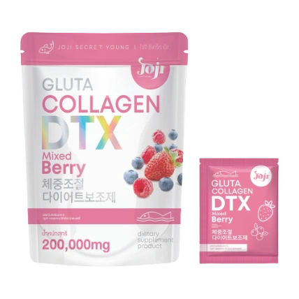 Detox trái cây giảm cân, giữ dáng, đẹp da Goji Gluta Collagen DTX mixed Berry ảnh 1