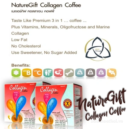 Cà phê bổ xung collagen và các loại vitamin khoáng chất  NatureGift Collagen Coffee ảnh 10