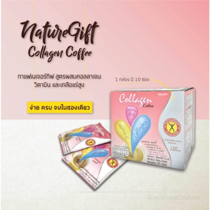 Cà phê bổ xung collagen và các loại vitamin khoáng chất  NatureGift Collagen Coffee ảnh 12