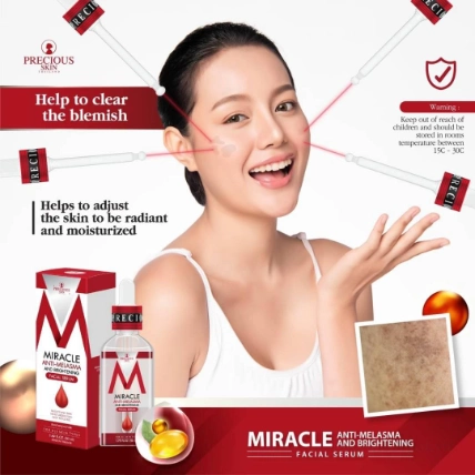 Serum trị nám dưỡng trắng da Miracle Anti-Melasma and Brightening Facial ảnh 8