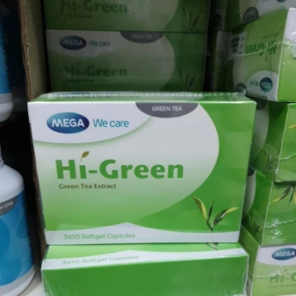 Viên uống trà xanh giảm cân đẹp da Mega we care Hi Green ảnh 19