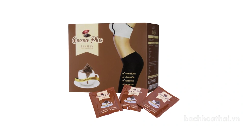 Bột ca cao giảm béo BEAUTY BUFFET Lansley Cocoa Plus Thái Lan