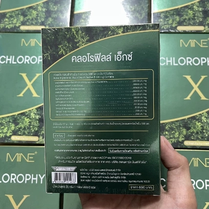 Bột diệp lục detox thải độc MINE Chlorophyll X đào thải mỡ cân bằng cơ thể ảnh 5