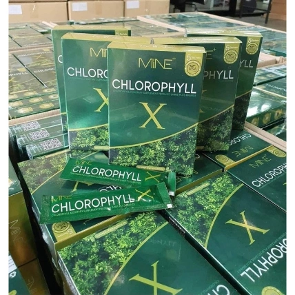 Bột diệp lục detox thải độc MINE Chlorophyll X đào thải mỡ cân bằng cơ thể ảnh 12