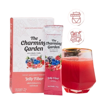 Ảnh sản phẩm Bột hòa tan bổ xung chất xơ giảm cân The Charming Garden Jelly Fiber vị dâu thơm ngon 1