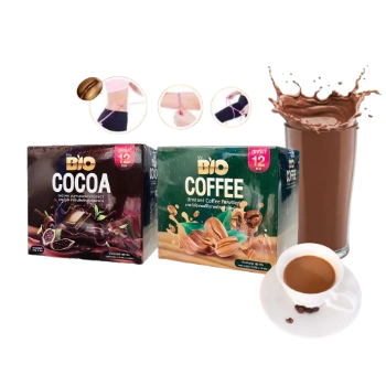Ảnh sản phẩm Detox cơ thể giảm thèm ăn Ca cao hòa tan Khunchan My Bio Cocoa Coffee  1